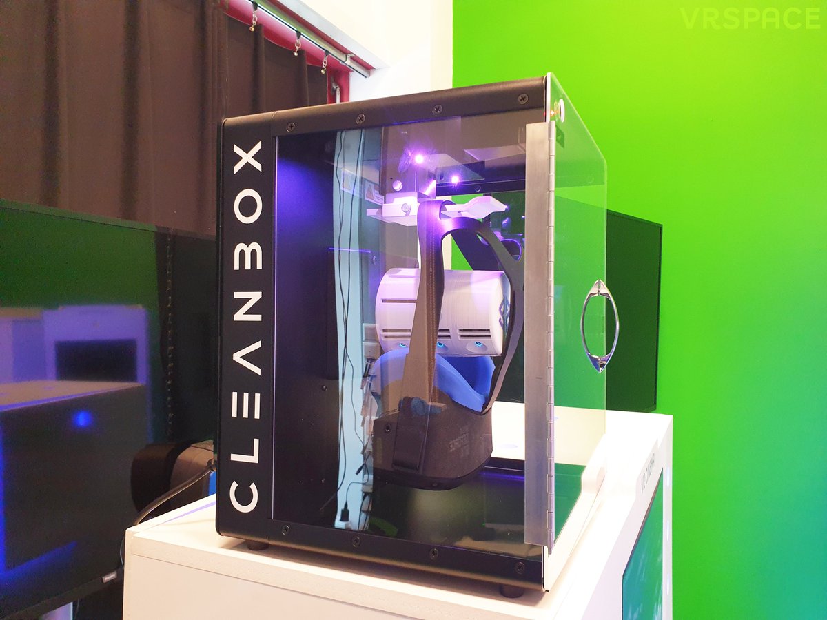 We offer our visitors and clients safe Virtual Reality experiences by using <a href="/cleanboxtech/">Cleanbox Technology</a> boxes. After each use every headset is neutralized in a double cleaning run which eliminates moist, fungi, bacteria and virus (incl COVID-19). A valuable addition to our VR hardware fleet!