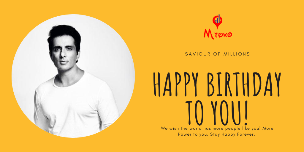 mtokoindia's tweet photo. We wish you a very happy birthday @SonuSood. The entire country is in debt for your selfless effort. A big thank you from team #mtoko.
.
.
.
.
.
.
.
.
#mtoko #localking #HBDRealHeroSonuSood #SonuSood #SonuSoodBirthday #SonuSoodTheRealHero #SonuSoodBirthdayCDP #VocalForLocal https://t.co/lHWhdogkH0