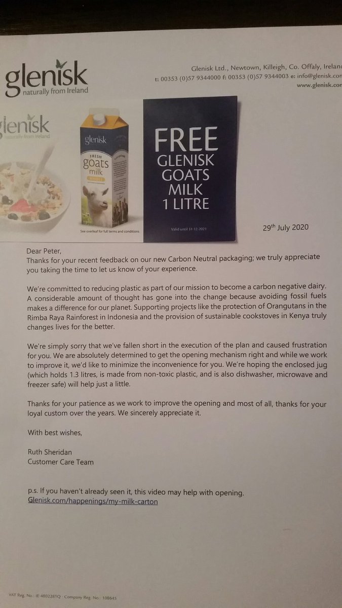 peter_moir's tweet photo. Fantastic to see a great Irish company leading the way #ClimateChange @Glenisk https://t.co/RtC8Zn1xgb