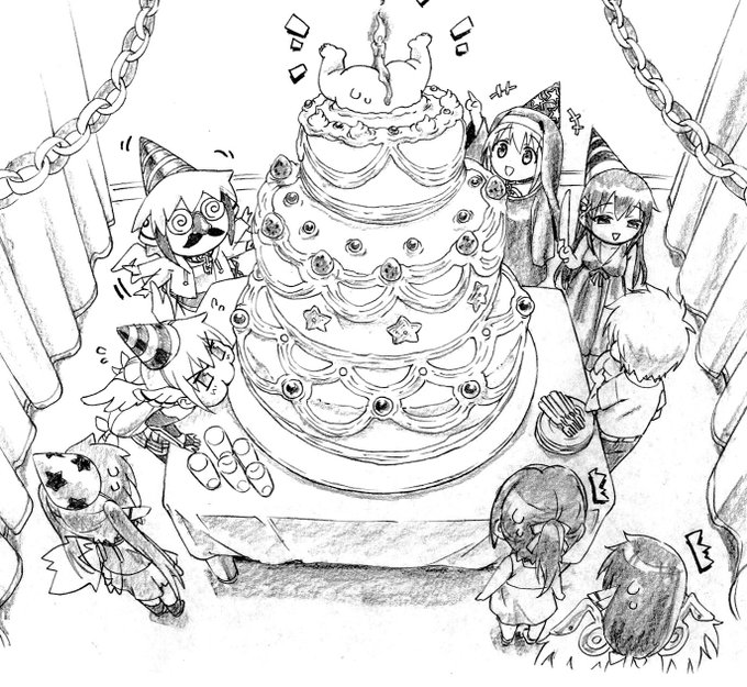 そらおとの新大陸発見部の皆さん他。
同人誌用に描いたもの。
智樹もちゃんと居ますよ😁 