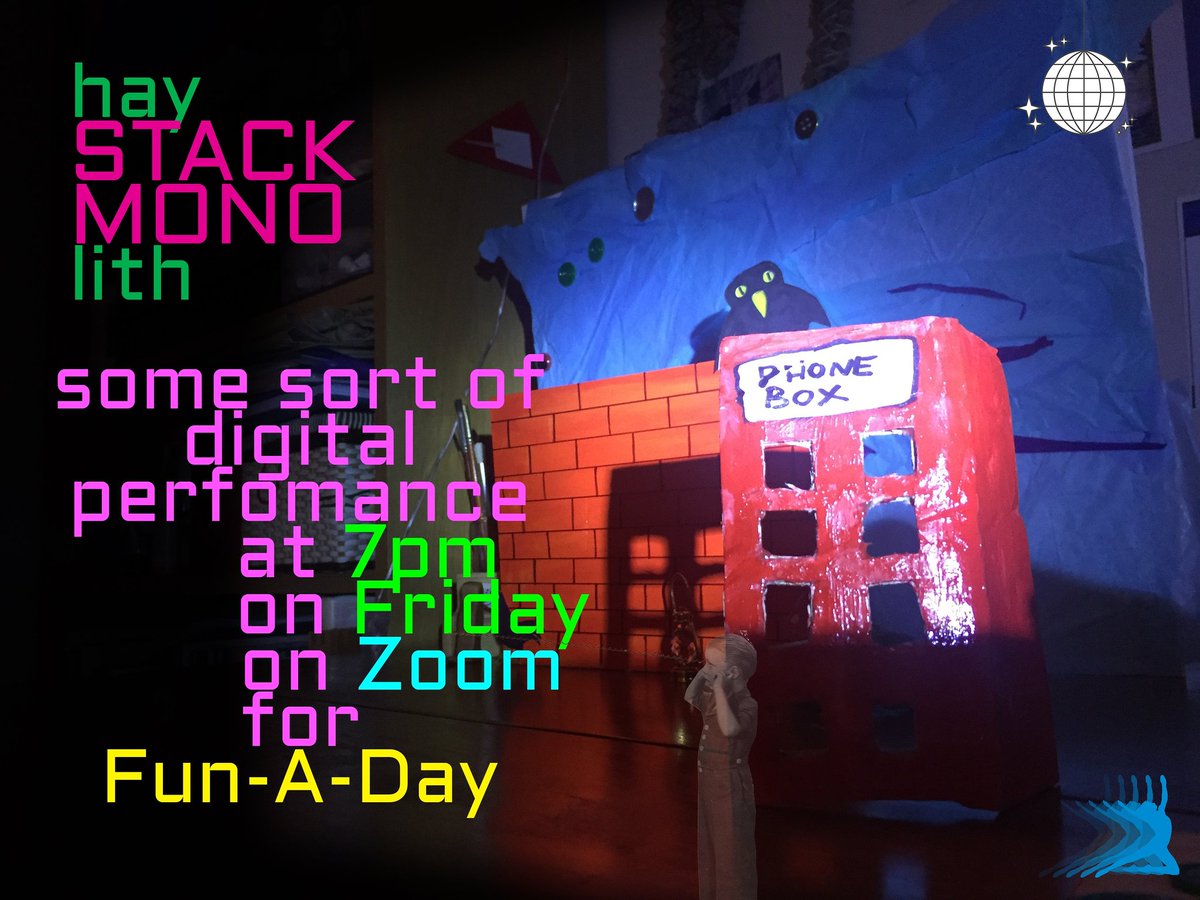 FADDundee's tweet image. Tomorrow! We'll be sharing a link to welcome you all to a performance by @haystack_monolith and a hangout following via zoom. 🙌🕺💃 #FADD2020 #dundee #zoom #openingnight #fun #funaday #creatives