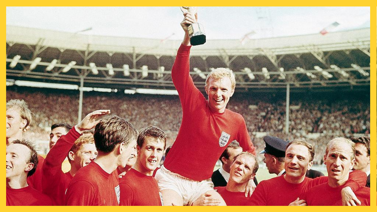 BBCMOTD's tweet photo. #OTD 54 years ago England were crowned champions of the world!

🦁🦁🦁 https://t.co/q4WokDUW5F