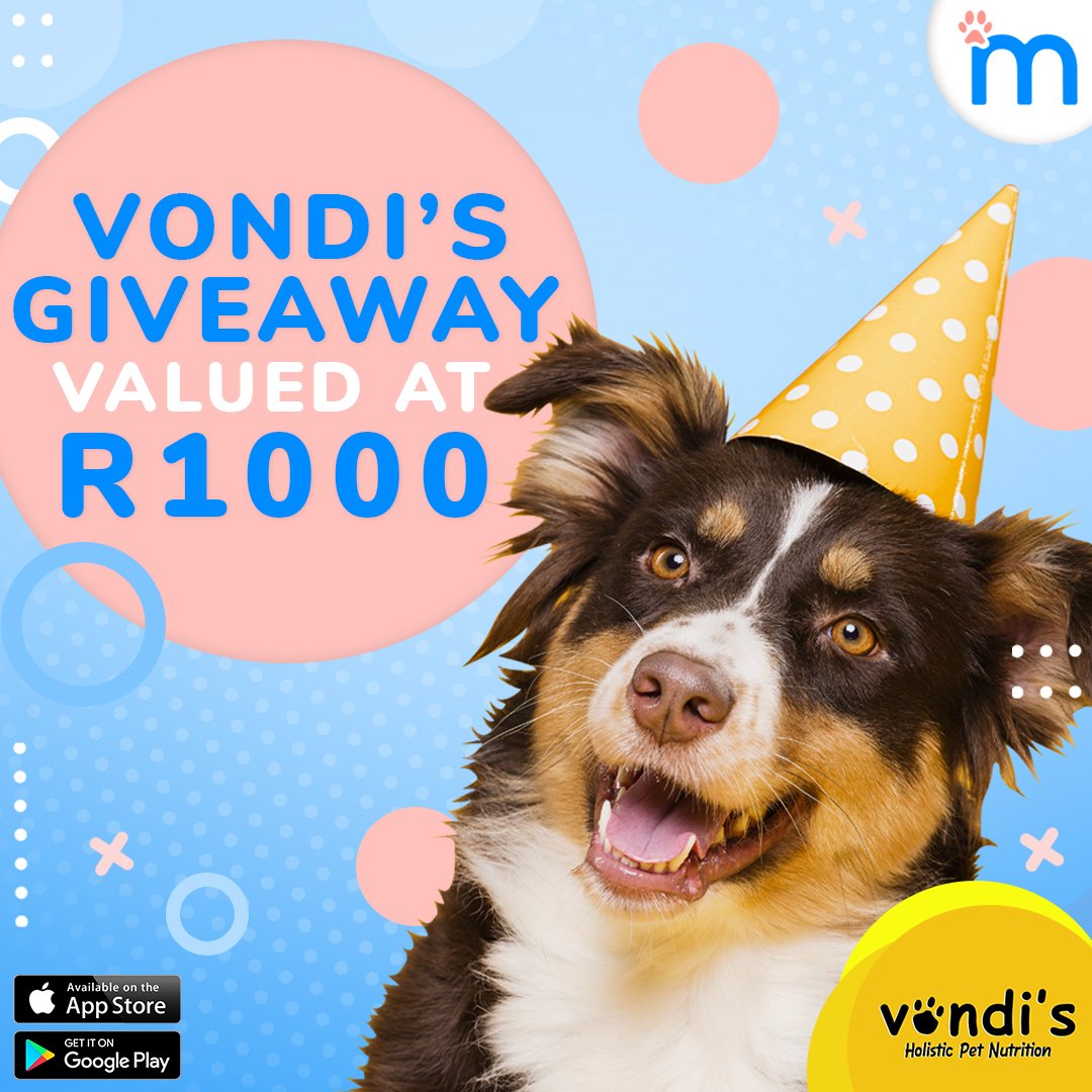 minderzsa's tweet photo. LAST CHANCE to win prizes to the value of R1000!🎉

Giveaway goodies include a Vondi's pet hamper AND a R500 Takealot voucher! 

Enter now! Winner announced TOMORROW - 31 July 2020. 

More info on the Minderz app: https://t.co/0msKm1mTc9
T's &amp; c's Apply

#Minderz
#Furryfriends https://t.co/DyIPCFusD7