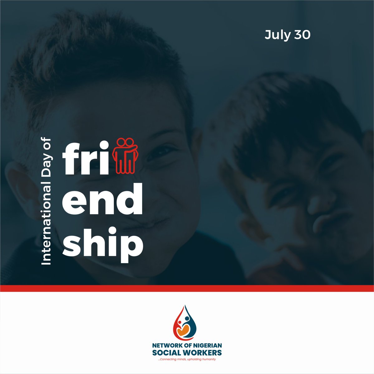 NNSW_ng's tweet photo. A friend is one who stands by you all times: In your time of absolute weakness and strength. Your friend keeps you going and brings out the best in you. Never underestimate the power of true friendship.
#InternationalFriendshipDay 
#FriendshipDay2020 
#NNsocialworkers https://t.co/qmQ8LXjAP3
