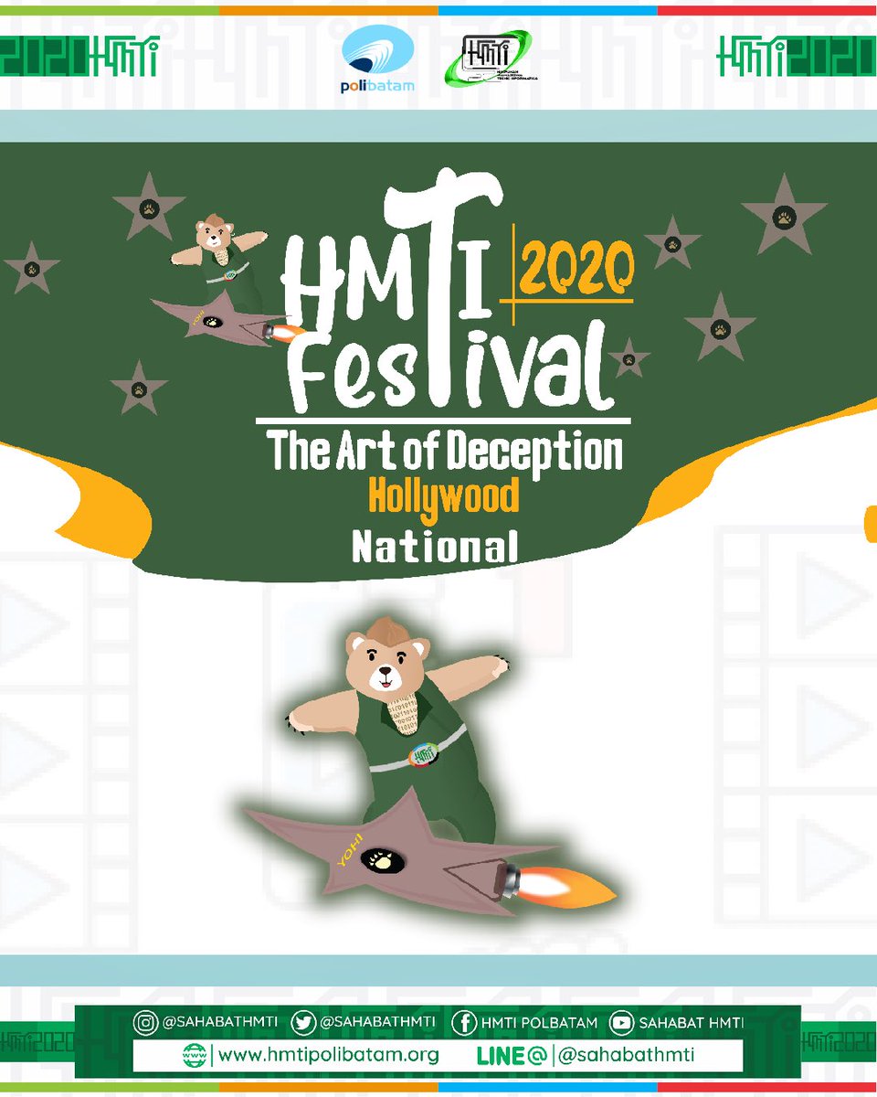 sahabatHMTI's tweet photo. [HMTI FESTIVAL 2020]
🎬The Art Of Deception🎬
.
Halo Teman-teman semua !! 📣📣
Buat kalian yang masih penasaran tentang perlombaan HMTI Fesival 2020, kami mempersembahkan video perlombaan HMTI Festival 2020
.
Ayo! Tunggu apa lagi? Kuota terbatas loh! https://t.co/dL5uD26j6j