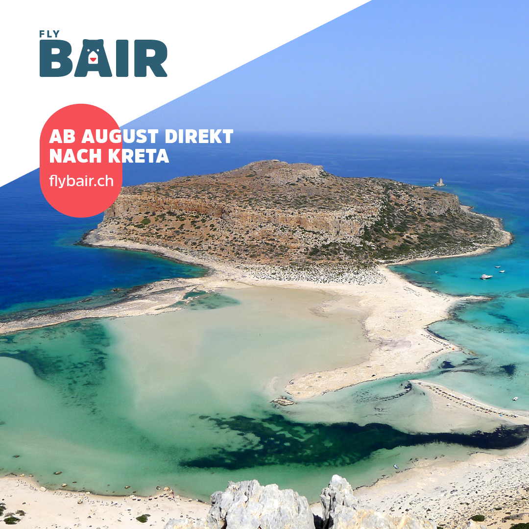 Karibikfeeling garantiert. 🌴 Und das auf #Kreta, der grössten Insel Griechenlands. Wie wäre es mit #Ferien dort? 👉 flybair.ch