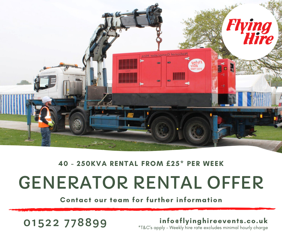 Flying Hire Ltd. has a wide range of generators to hire that are able to meet your individual needs.

#rentaloffer #generators #flyinghire