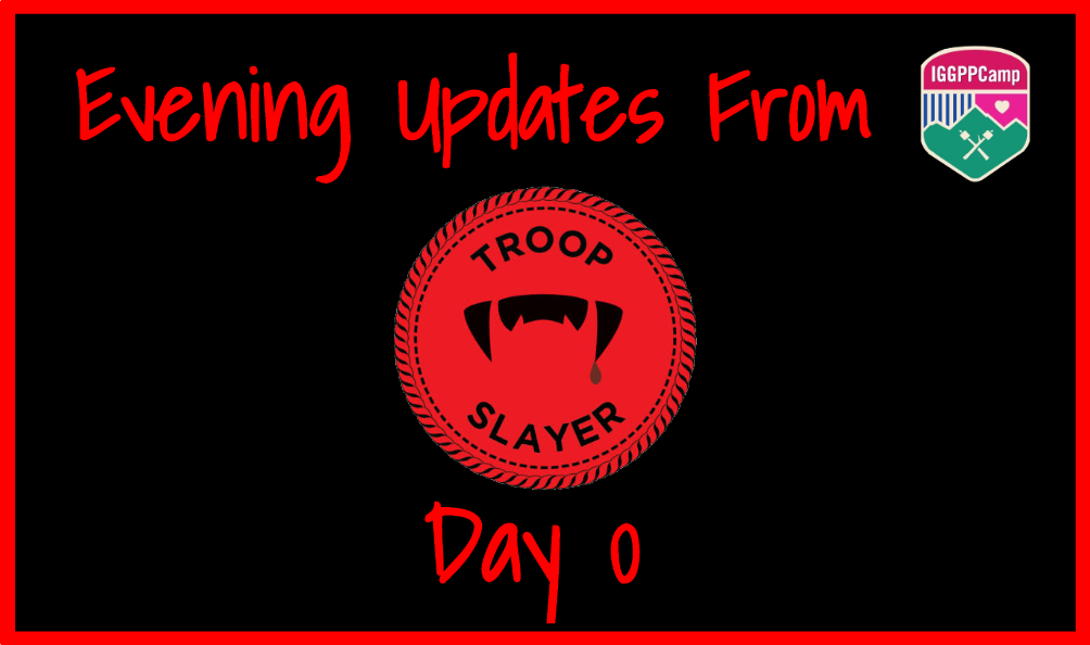 adventgeekgirl's tweet photo. First unofficial day of camp "diary" page.
https://t.co/iZ6iCYAZPY
#troopslayer #iggppcamp #iggppc #iggle @IGGPPCamp https://t.co/Ak00k3ePUS