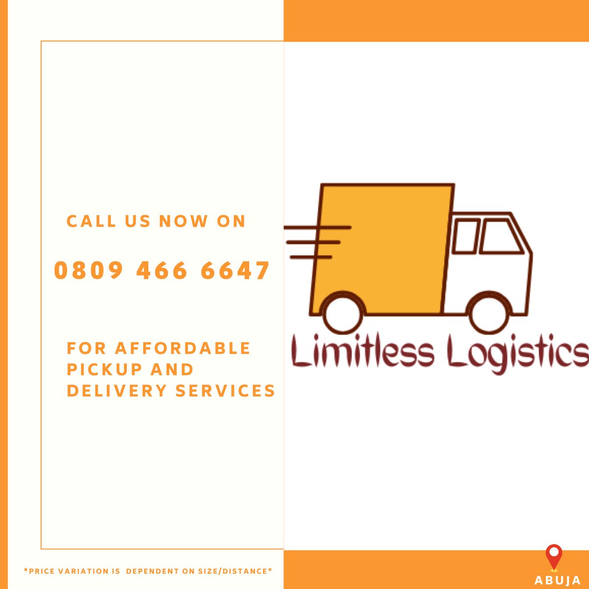 OnagaAbuja's tweet photo. @retweets_9ja 0809 466 6647 Call/WhatsApp/DM us for your affordable pickup and delivery service. There’s no limit to what we can move. 🏍🚗🚚. #AbujaTwitterCommunity #abuja #smallparcels #fooddeliveries #foodcrowdy #lightduty #heavyduty #clothesvendors #jewelleryvendors https://t.co/g86yUiuBw1