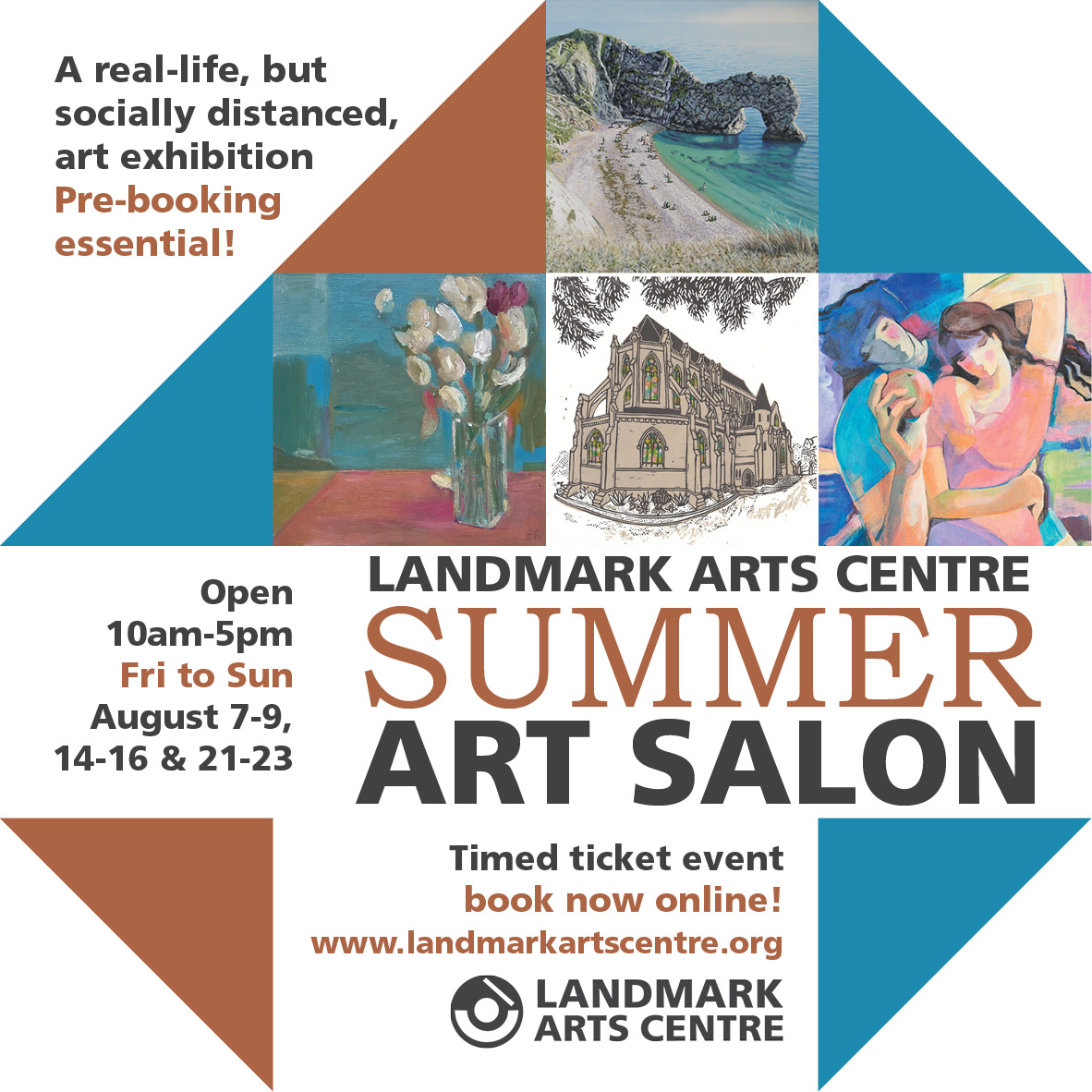 Landmark Arts Centre Art Salon over three weekends in August. View in a safe environment. Pre-booking is essential. Here is one of the paintings I will be showing alongside work by over twenty other artists.