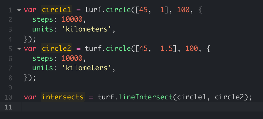 iamtzi's tweet image. Wow. Faire de la triangulation avec #turfjs c&apos;est plutôt facile 🎉

Merci @eQRoeil et @ThomasHachler