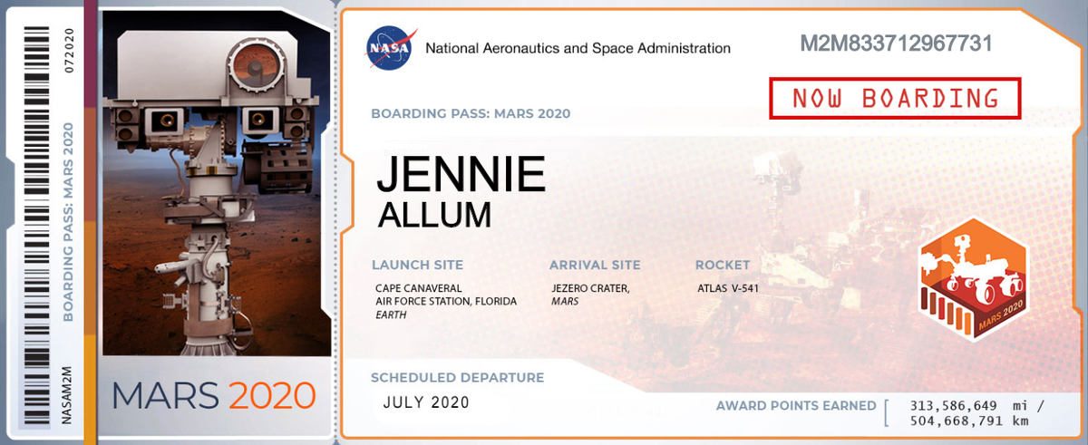 Lol, I'm sooo excited!!! Hubby put our names on the new mars Rover (along with our cats) and we take off in a couple of hours! Be quick if you want to join us on the next flight in 2026! 🚀🚀🚀 mars.nasa.gov/participate/se…