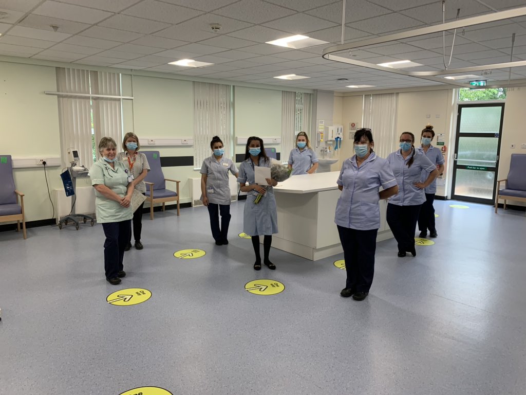 AvisonTim's tweet photo. Good luck in the future Selina. You will be missed by both patients and staff. Have a great wedding x x https://t.co/H1OJqODgQ4