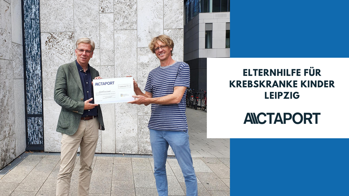 actaport's tweet photo. 𝗞𝗿𝗲𝗯𝘀 𝗺𝗮𝗰𝗵𝘁 𝗸𝗲𝗶𝗻𝗲 𝗣𝗮𝘂𝘀𝗲. Die #Coronakrise trifft auch viele  Vereine hart. So fielen die Charity-Events der @ElternhilfeLE für krebskranke Kinder #Leipzig aus. #actaport - "Dass wir helfen, ist selbstverständlich." Mit EUR 5.000 
https://t.co/4QbfG1fglf https://t.co/nt7MaS3aKO