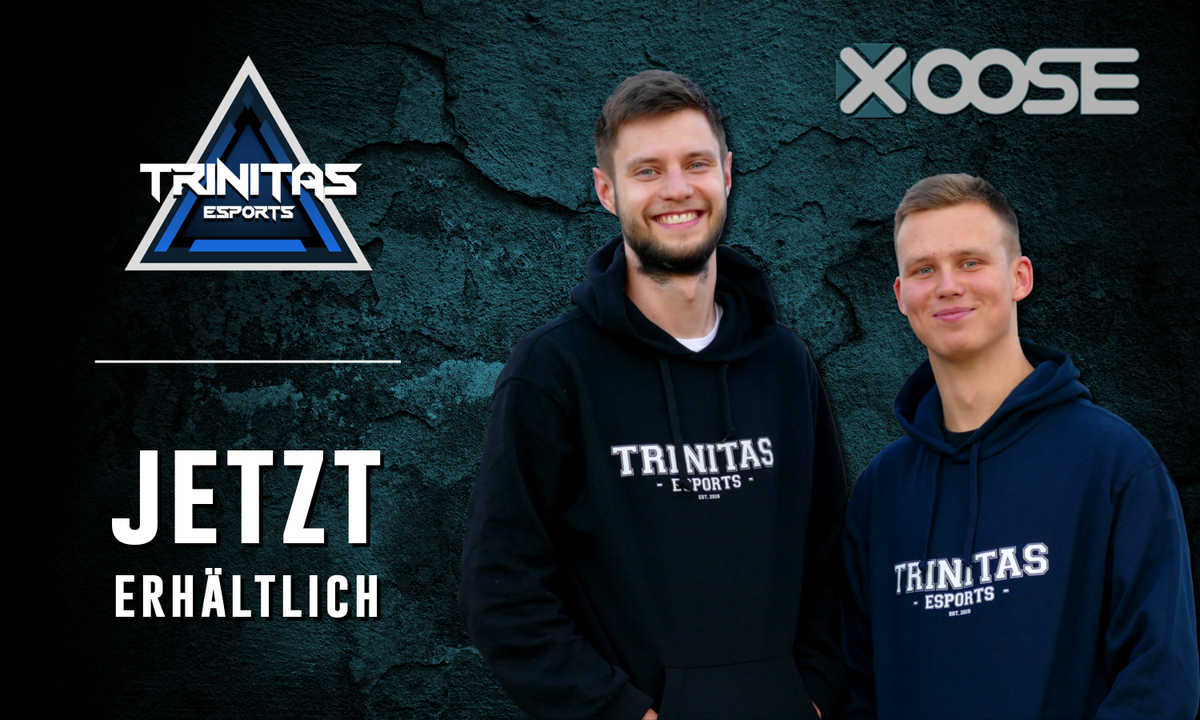 TrinitasEsports's tweet photo. 🎉 TRT x XOOSE - TEAM-KOLLEKTION 1.0 🎉

Voller Stolz können wir euch unsere neue Team-Kollektion made by @XOOSEtweet vorstellen!🙌

Hoodie und Sweatshirt im modischen TRT-College-Look sind ab sofort verfügbar! Klickt euch rein und werdet Teil von uns!🔺

https://t.co/r7qoMrG17M https://t.co/0vu7dfryiU