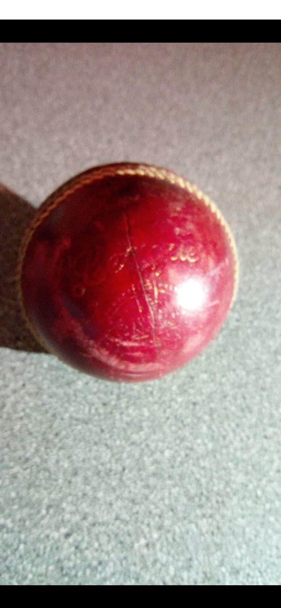 Qasimsheikhtalk's tweet photo. I love stuff like this, here is the ball Vari Maxwell once took 4 for 38 with bowling for @CricketScotland against the @WomensCricketPK whilst visiting for a tournament @KNCBcricket,@ekcricket 17 years ago #memories #amazing #4for https://t.co/NAbz4FR3Iz