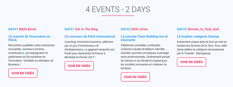 SophiaAntip0lis's tweet photo. 📆 [RDV] Cannes Entrepreneurship Summit les 3 &amp; 4 septembre prochain.

Une série de 4 événements pour relancer la rentrée des #startups du territoire azuréen! Avec @WhatHackers #BA06 #GetintheRing et @CannesIsUp 

Evénement gratuit sur dossier.

Infos: https://t.co/SC3JajfHtv https://t.co/N6z6OLJ1DO