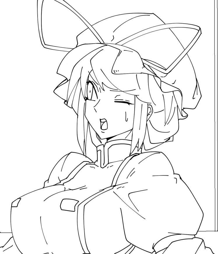 ゆかりん描くの久しぶりな気がしてる 