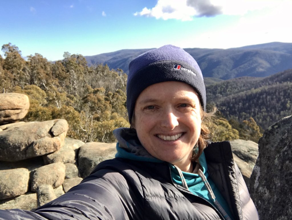 Dr_AnnaM's tweet photo. My birthday present to myself was new hiking boots & #ACTparks
reopened parts of #Namadgi for my bday week (I assume deliberate..?) so I tested them out on a walk to Square Rock. Not a bad spot for lunch & a cuppa ☺️ #LoveCanberra #AustralianHiking #HikeLikeAGirl #DayOff #365teas https://t.co/JKqhmn5HmN