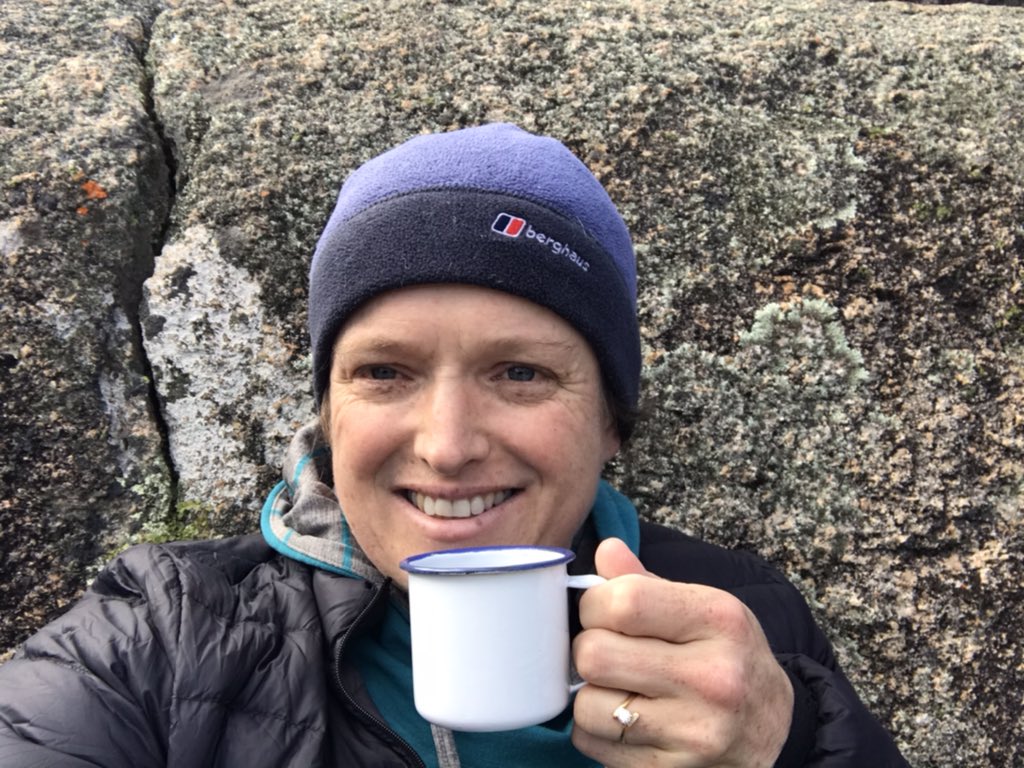 Dr_AnnaM's tweet photo. My birthday present to myself was new hiking boots & #ACTparks
reopened parts of #Namadgi for my bday week (I assume deliberate..?) so I tested them out on a walk to Square Rock. Not a bad spot for lunch & a cuppa ☺️ #LoveCanberra #AustralianHiking #HikeLikeAGirl #DayOff #365teas https://t.co/JKqhmn5HmN