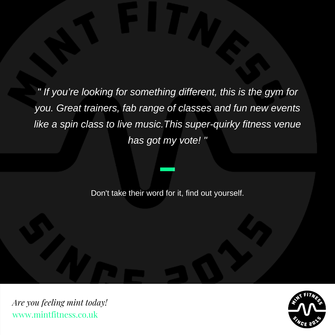 Don't just take our members words for it - Come find out yourself.

#LetsGetMint #Aldeburgh #MintFitness
