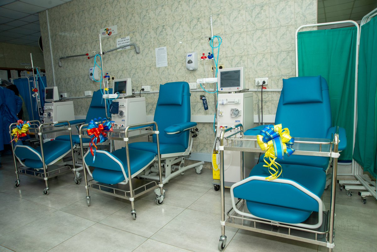 DMckorley's tweet photo. Hello Friends and Patriotic Ghanaians 
Yesterday morning I donated 3 state of the art Dialysis machines with special chairs to the 37 Military Hospital.
#danielmckorley #McDan #mcdaninspires #McDanFoundation #37MilitaryHospital https://t.co/Qs3Dvlqzr7
