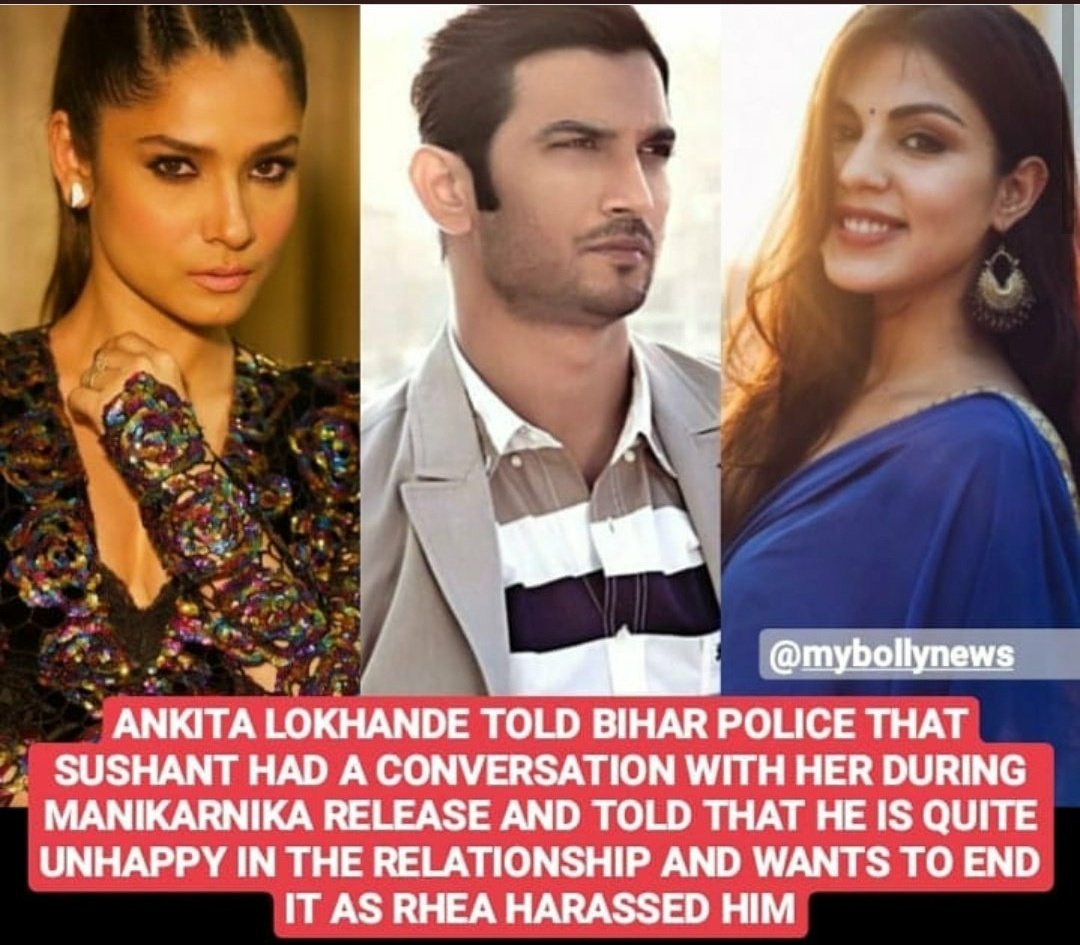 NeetuSh9's tweet photo. True love always support you
Ankita Lokhande.
Nd worst person always harrass you just like Rhea.

#AnilDeshmukhSavingSSRKillers
#ShameOnMumbaiPolice https://t.co/BV3UnAeVc6