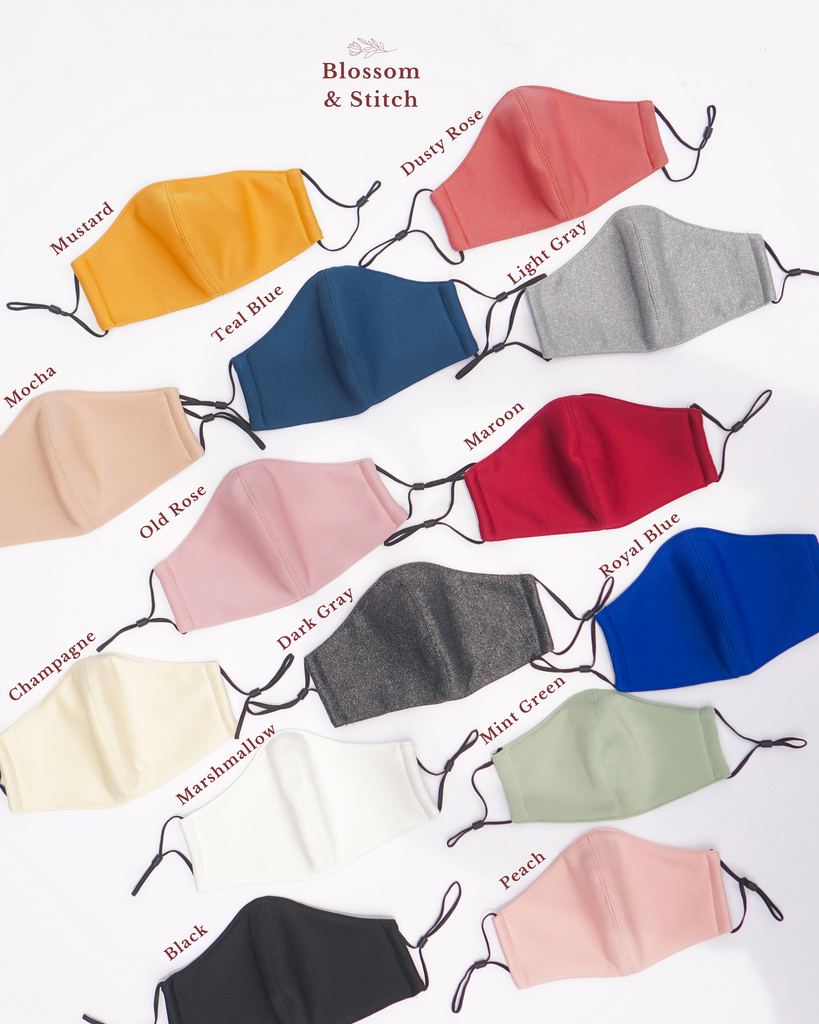 blossomstitch's tweet photo. We've upgraded our premium collection! ✨����⁠ Our premium masks now comes in 14 different shades ✨ We replaced the neoprene earloops with rubber adjustable earloops for your convenience ✨Same price, but better. Get yours now!!! 🌸✨⁠ https://t.co/aCNi3p5nDk