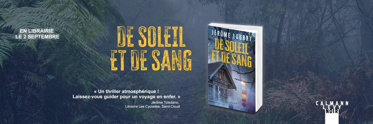 jloubryauteur's tweet photo. Le 2 septembre... prévoyez quelques frissons...
#desoleiletdesang #jeromeloubry #calmannlevy https://t.co/yu9D4k961M