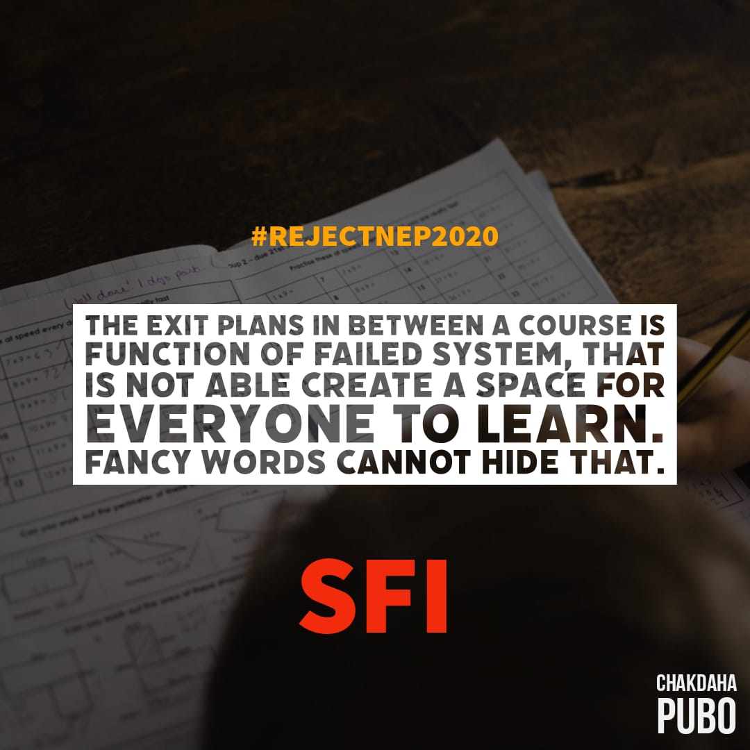 ArjunRoy93's tweet photo. #RejectNEP2020 https://t.co/qghJtj08AP