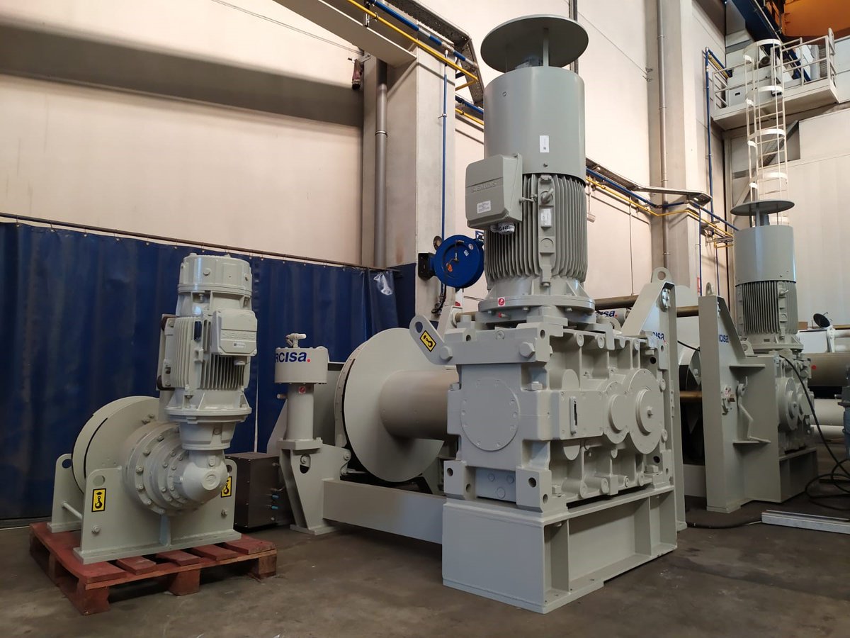 Ibercisa's tweet photo. "New delivery to Canadian Atlantic Fishing grounds"
#trawler #fishing #winch #electricdriven #pullcapacity #deckmachinery #netdrum #codend #canadianwaters
#arrastrero #pesca #accionamientoelectrico #tambordered
https://t.co/ENZq3TYqhR https://t.co/uCAwS6dVh3