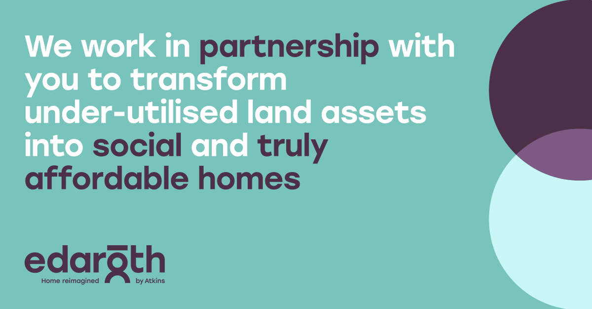 Safe, secure and affordable housing is fundamental to the health and wellbeing of people and the #communities they live in. We work with you to transform under-utilised land assets into new social homes: edaroth.co.uk

#edaroth #socialhousing #affordablehomes