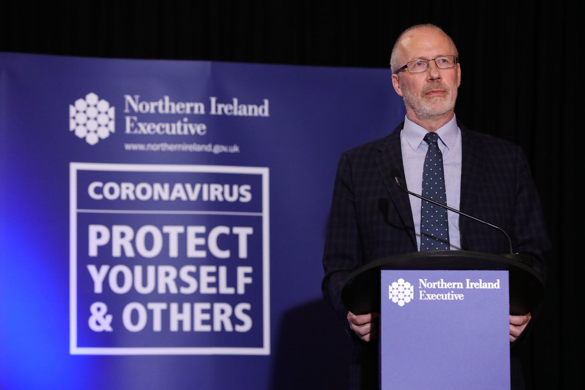healthdpt's tweet photo. NI’s Chief Scientific Adviser Professor Ian Young sets out the case for face coverings:

"As many people as possible should wear a face covering in an indoor space where it is not possible to maintain 2m separation from other people."

https://t.co/M9fqdwysHM https://t.co/4H5VRqaa4b