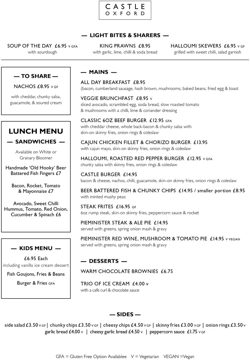 CastleTavernOX1's tweet photo. We're serving food from tonight at 6pm!
We'll be serving food;

- Thurs and Fri 6pm-9pm
- Sat 12pm-3pm, 5pm-9pm
- Sun 12pm-3pm
For the foreseeable future!

Book your table here;
https://t.co/bO0wduB934 https://t.co/uFMoICdLs6