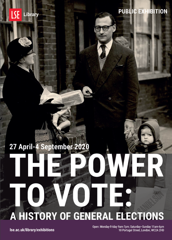 In April this year we would have launched an exhibition all about UK General Elections, and the history of who gets to vote. Unfortunately we didn’t get to launch it, but in the meantime here are some of the items we planned to feature: