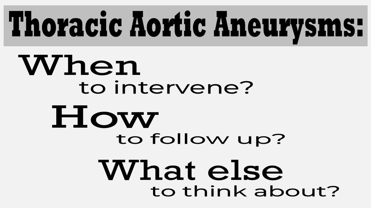 Incidental finding of dilated aortic root/ thoracic aortic aneurysm – what should you do? Fully-referenced thread covering when to intervene, how to follow up and what else to think about1/n