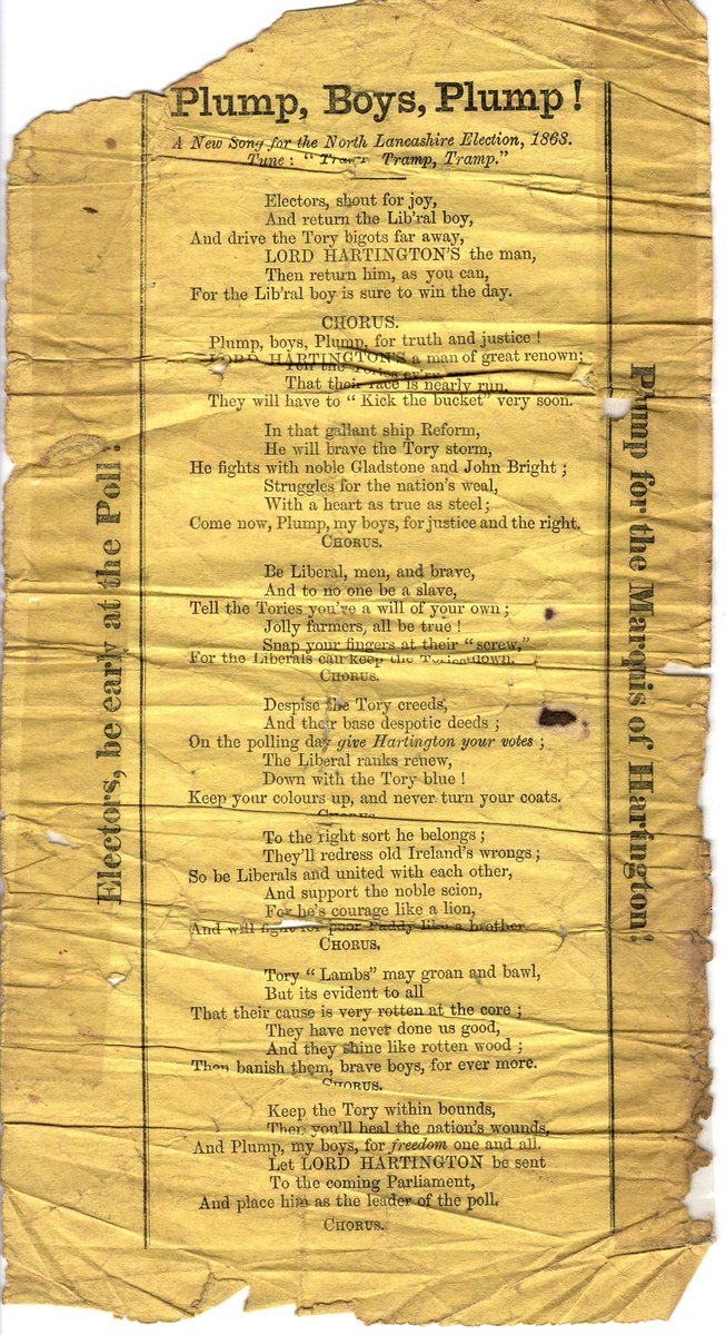 We start off with the 1800s, the Great Reform Acts, the Peterloo massacre, the chartists, and women’s suffrage. Campaigning leaflets from the 1885 General Election would have been on display, where 100% of women were still disenfranchised and around 40% of men.