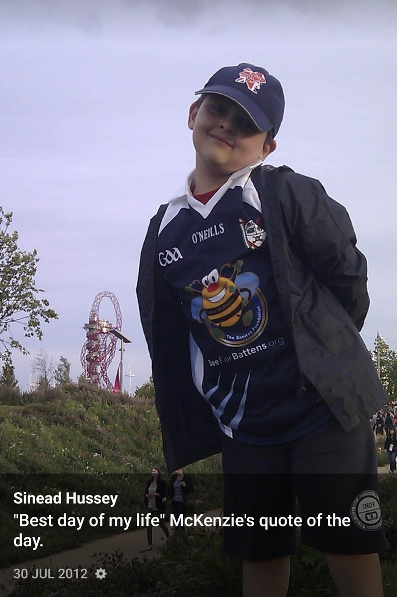 8 years ago today proudly wearing his super cool <a href="/BeeForBattens/">Tony Heffernan a DAD</a> #oneills #GAAt-shirt 👕 at the #olympicpark #london2012
@BUMBLEance #ThursdayThrowback #ThrowbackThursday