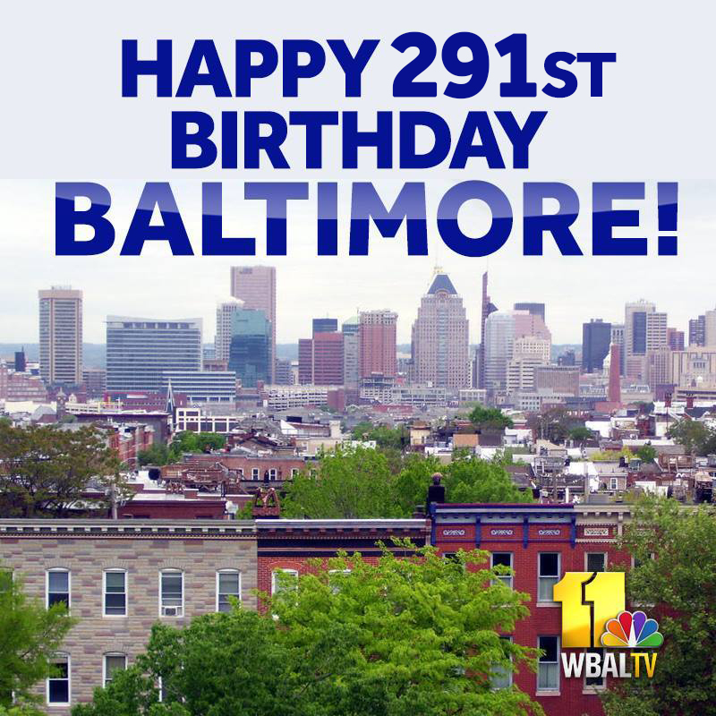 Happy birthday Baltimore! 🎂🎉