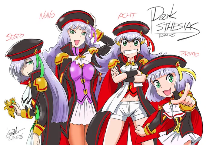 ダークなセシアたちもよろしくね♪
#マキオン 