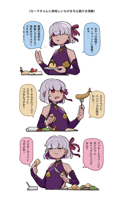 カーマちゃんに毎日美味しいものを与え続けたら... 