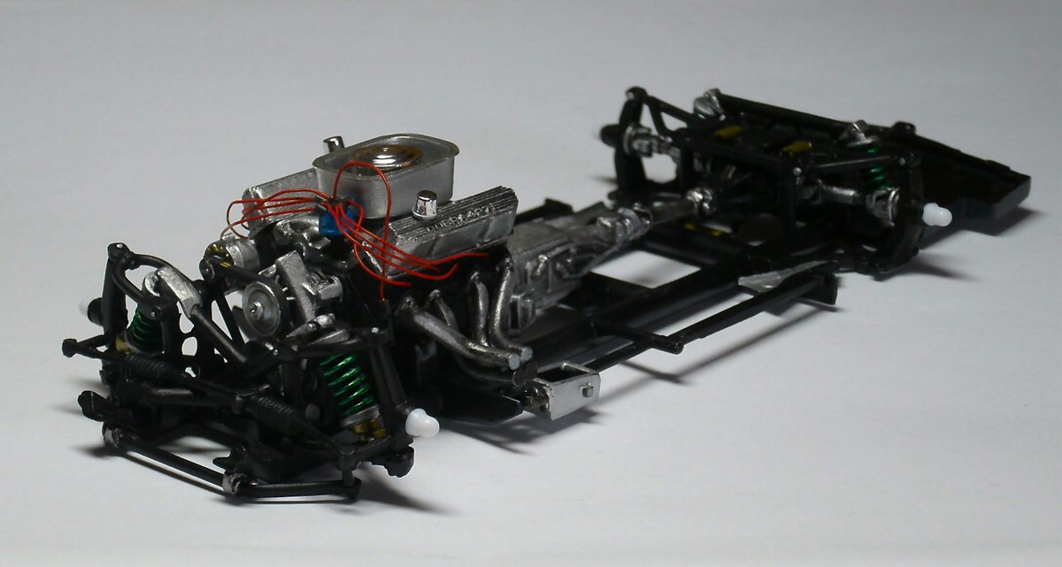 HirakawaDavid's tweet photo. Today's is a Shelby Cobra driven by Sam Feinstein. This was my first ever attempt at engine wiring. #HirakawaStudios #Revell #Shelby #Cobra #SamFeinstein #Scalemodel. https://t.co/wIgeEkJwnE