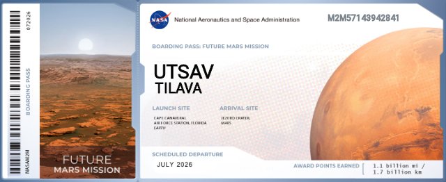 utsavpatel91's tweet photo. My name will fly to Mars on a future NASA mission. Send your name to too! https://t.co/LrPvT9qxgH https://t.co/dT5QlZBV49