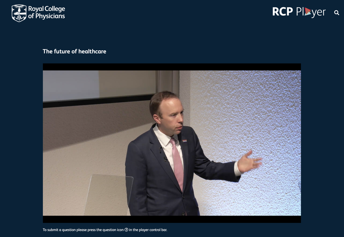 'We must learn from how the NHS and social care worked during the peak. We have to bottle the best. My job is to make the system work for those that work in the system' We now hear about Finland town planning... 'we too must pave the paths that people want to travel'  @MattHancock