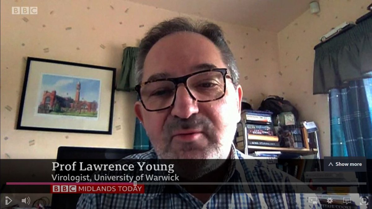 Warwick Newsroom on Twitter: ""Things are going to have to change  drastically in the way patients are managed, in the way wards are  occupied..." Professor Lawrence Young of @warwickmed talked to @bbcmtd