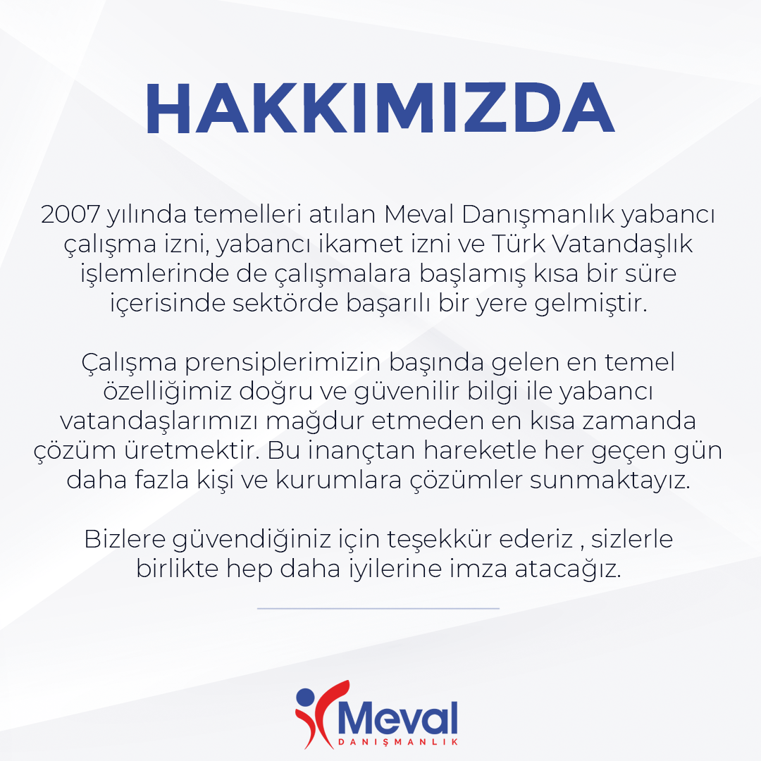 mevalinfo's tweet image. Bizi biraz daha yakından tanıyın. #mevaldanismanlik #meval #danismanlik #consulting #citizen #turkish #turkishcitizenship