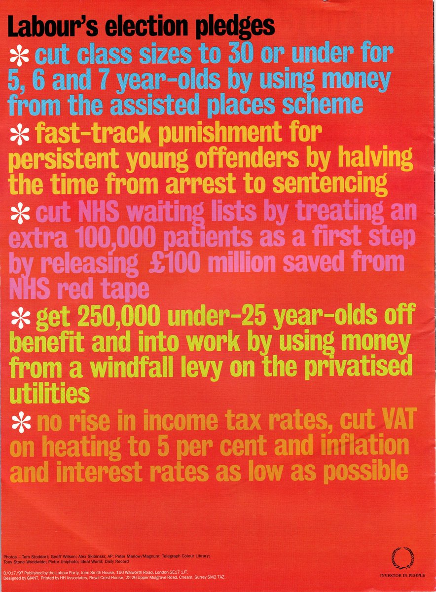 Next up, guest curator  @ekpizarro looked at the 1997 General Election, where the Labour Party won a landslide election led by Tony Blair.