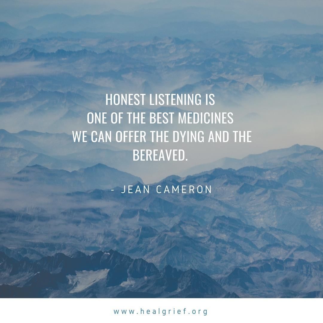 You don’t have to have all the answers (or any of them for that matter) to be #supportive. If someone close to you has experienced a #deathloss, know that simply being there for them and offering a listening ear is a powerful gesture that can go a long way.