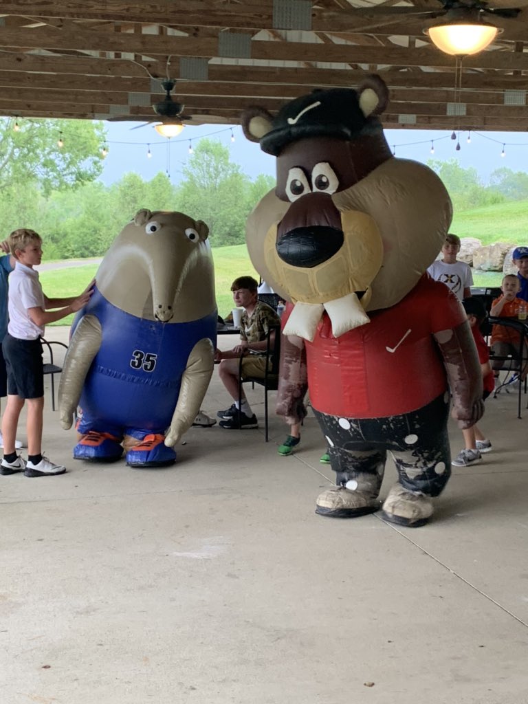 When you have a rain delay during Junior Camp and need to keep the kids entertained...call in Tiger Woodschuck and Kevin Duranteater <a href="/ZOOperstars/">ZOOperstars!</a>