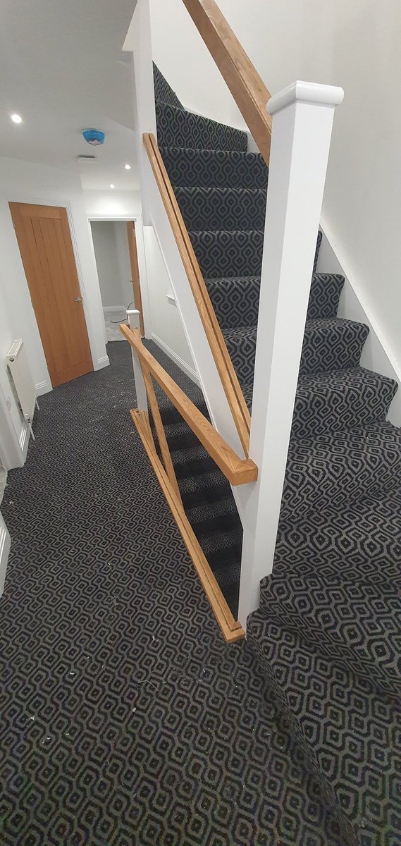 40m2 of <a href="/HughMackaySales/">Hugh Mackay</a> carpet fitted to stairs and landing. #topcarpet